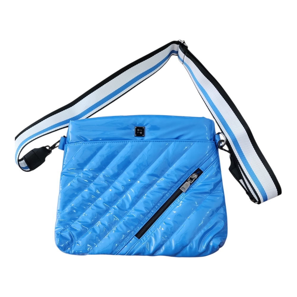 THINK ROYLN  Crossbody Glossy Blue (MSRP $108)